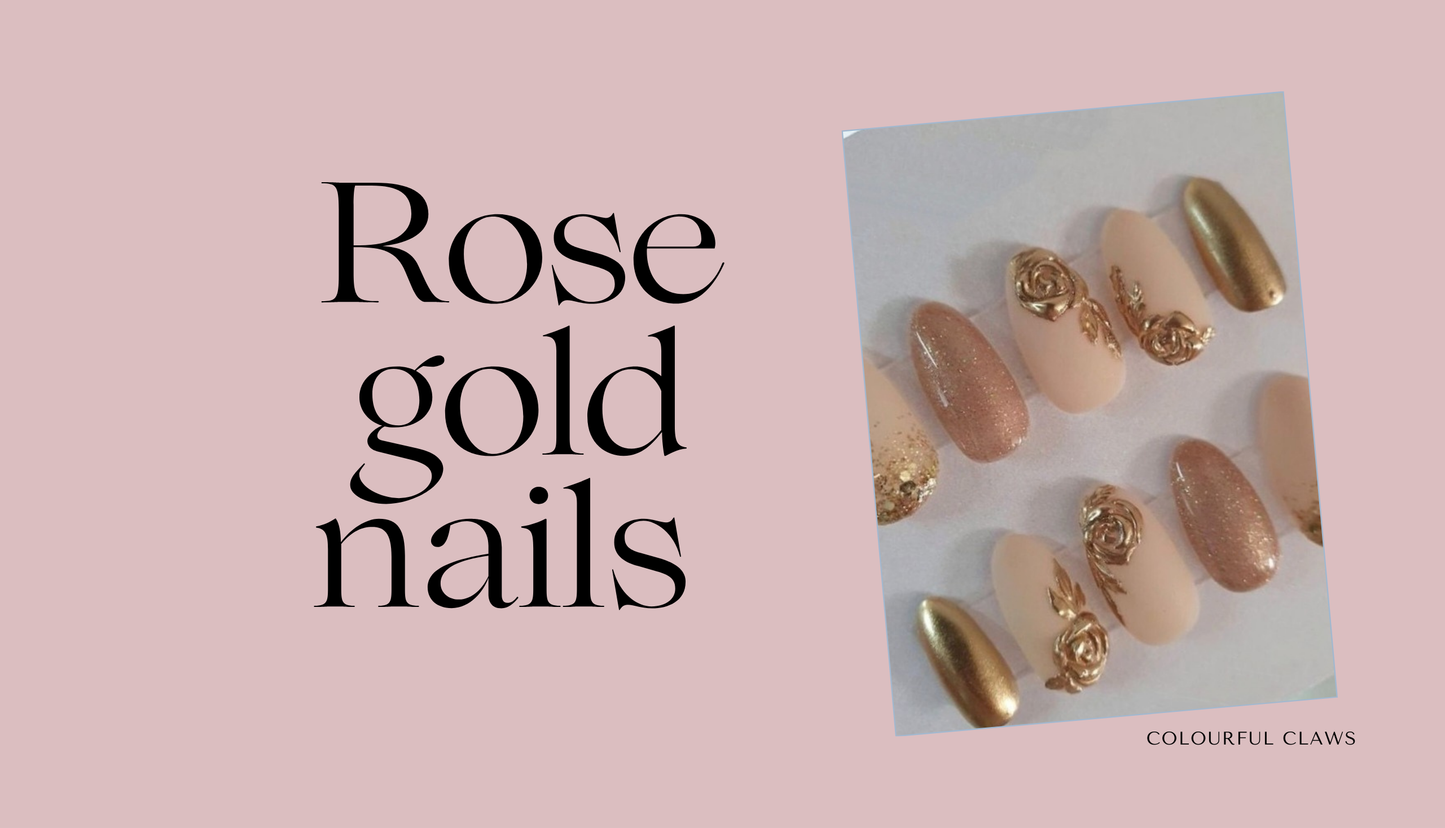 Rose Gold Nails